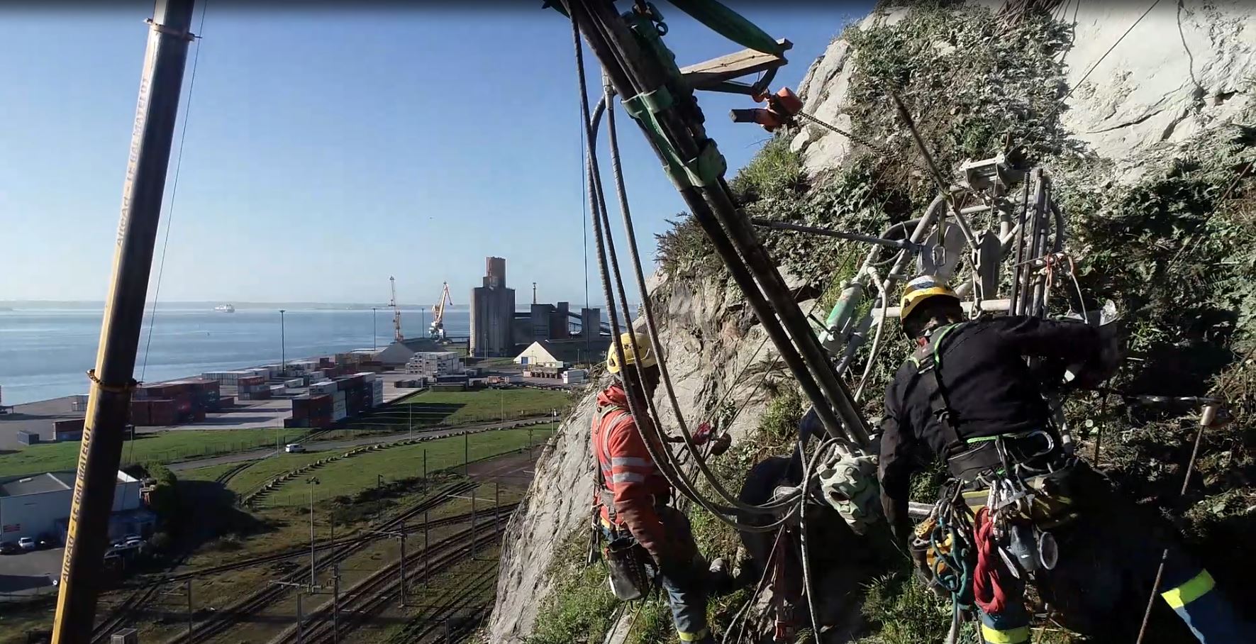 Travaux spéciaux au port de Brest