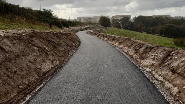 Aménagement d’une piste cyclable à Brest (29)