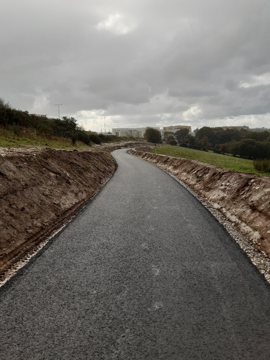 Aménagement d’une piste cyclable à Brest (29)