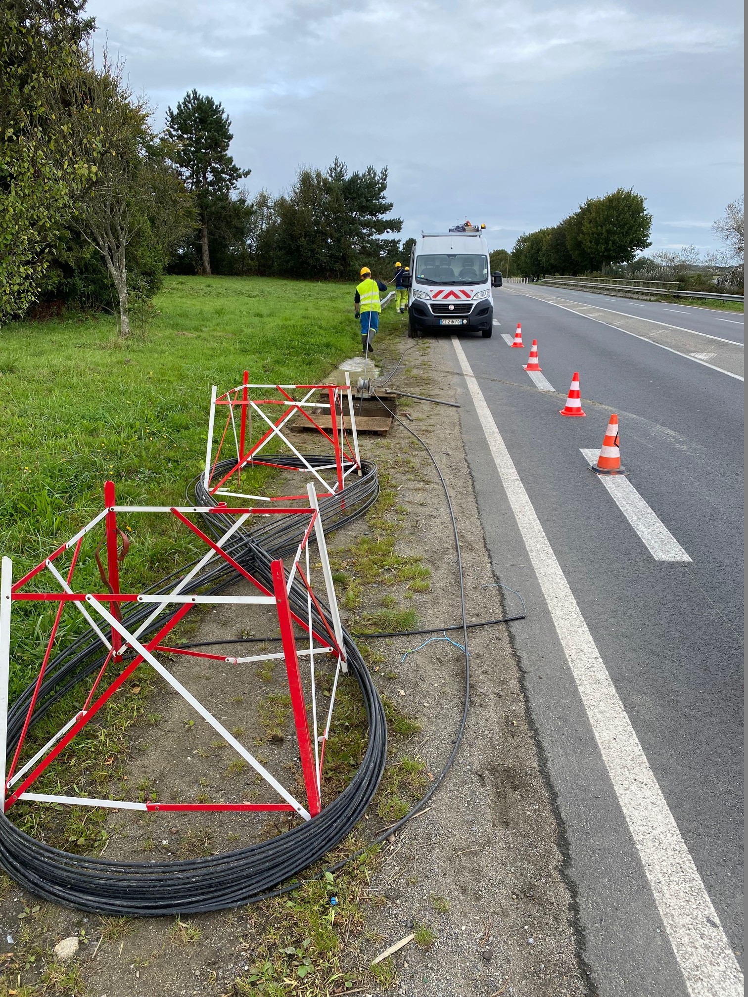 Déploiement de la fibre optique en Bretagne 