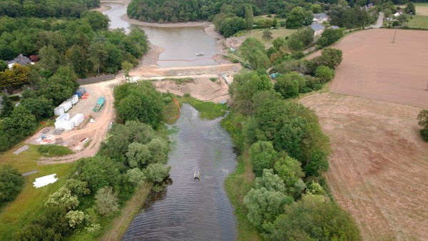 Réhabilitation du barrage du Petit Vioreau (44)