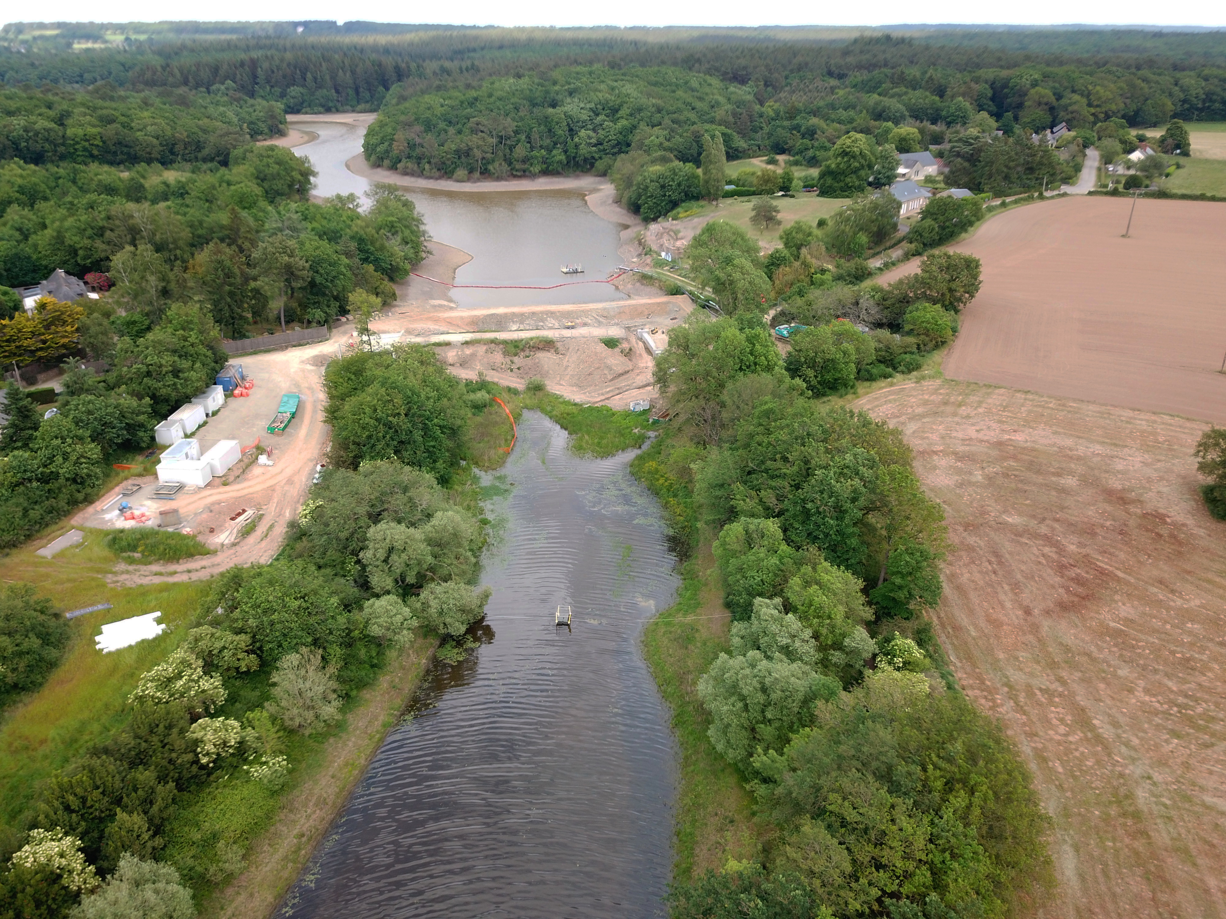 Réhabilitation du barrage du Petit Vioreau (44)